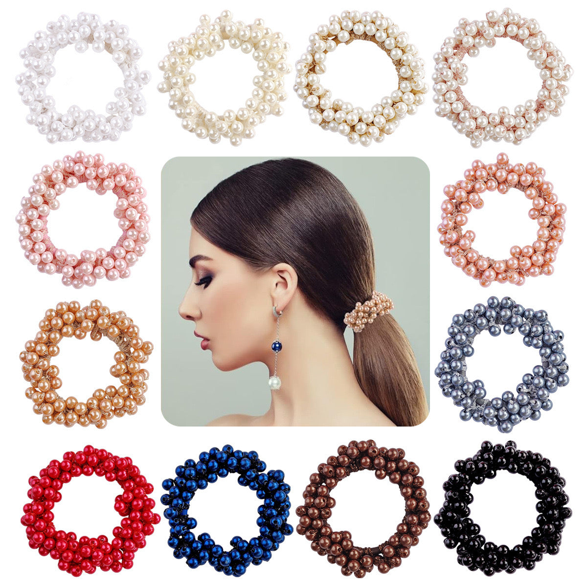 Pearl Band Mix Colour (Pack of 5)