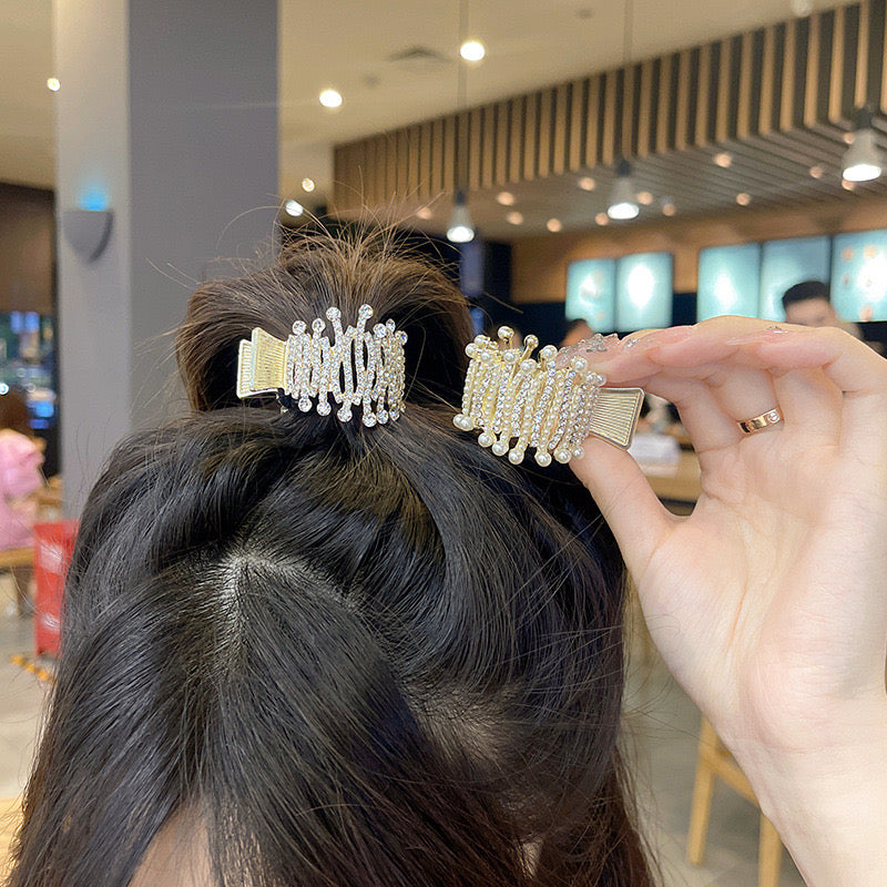 Rhinestone claw clip