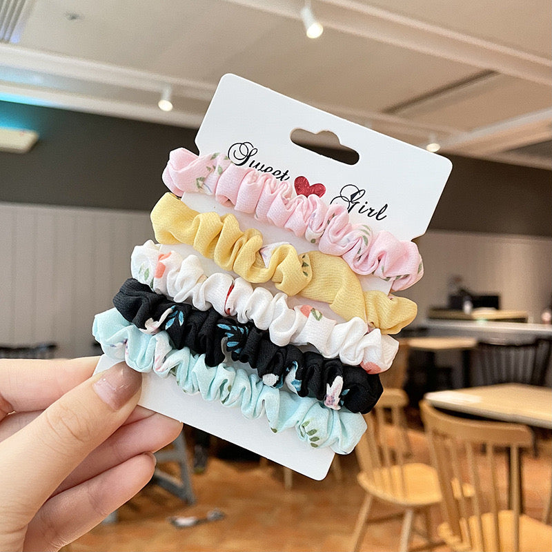 Fabric Rubber Band Mix Design Pack of 5