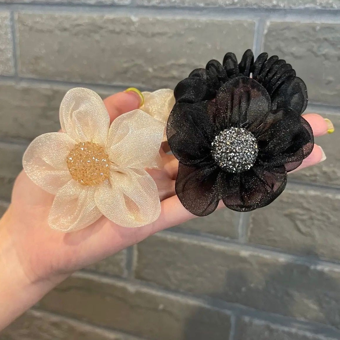 Floral Scrunchie Pack of 2