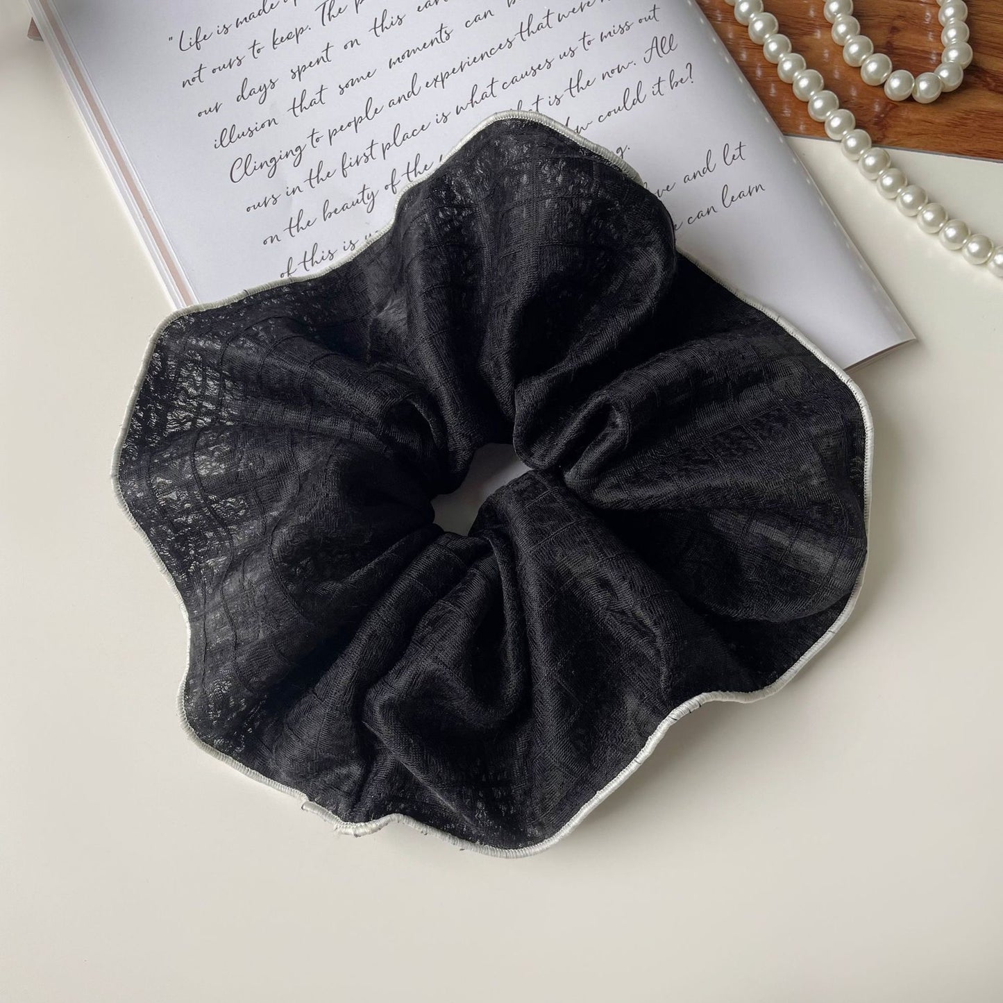 Fluffy Scrunchies ( pack of 3 )