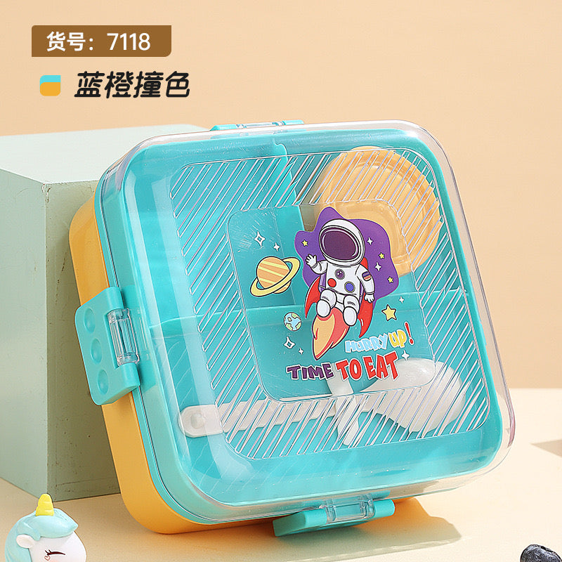 Stainless steel Lunchbox 1120ml in 3 grids