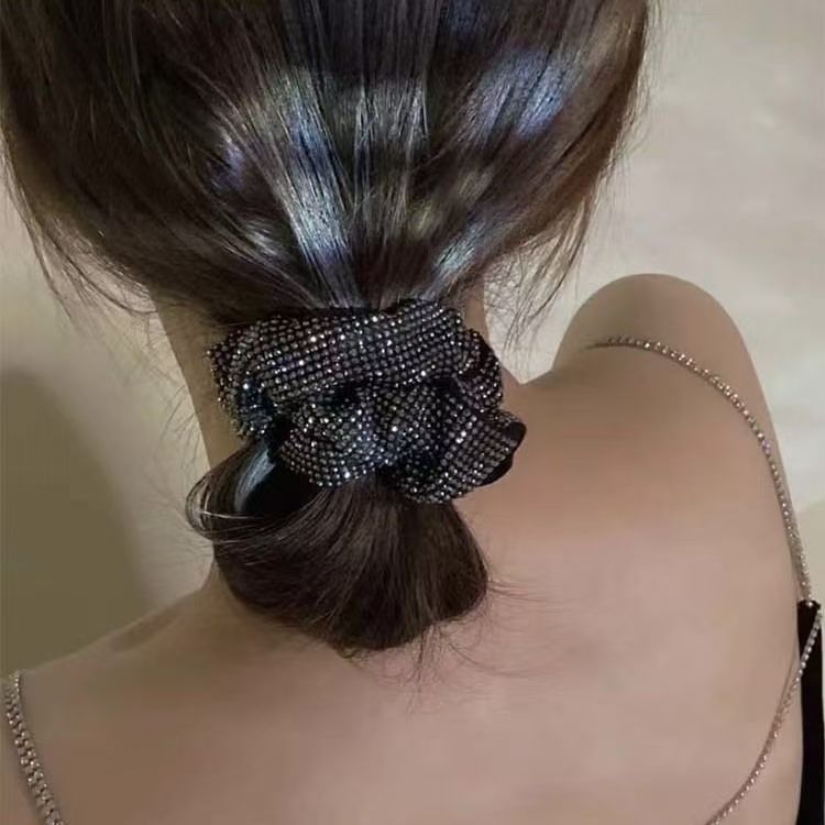 Rhinestone Scrunchie Pack of 3