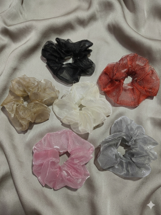 Hair Shining Scrunchies (Pack Of 3)