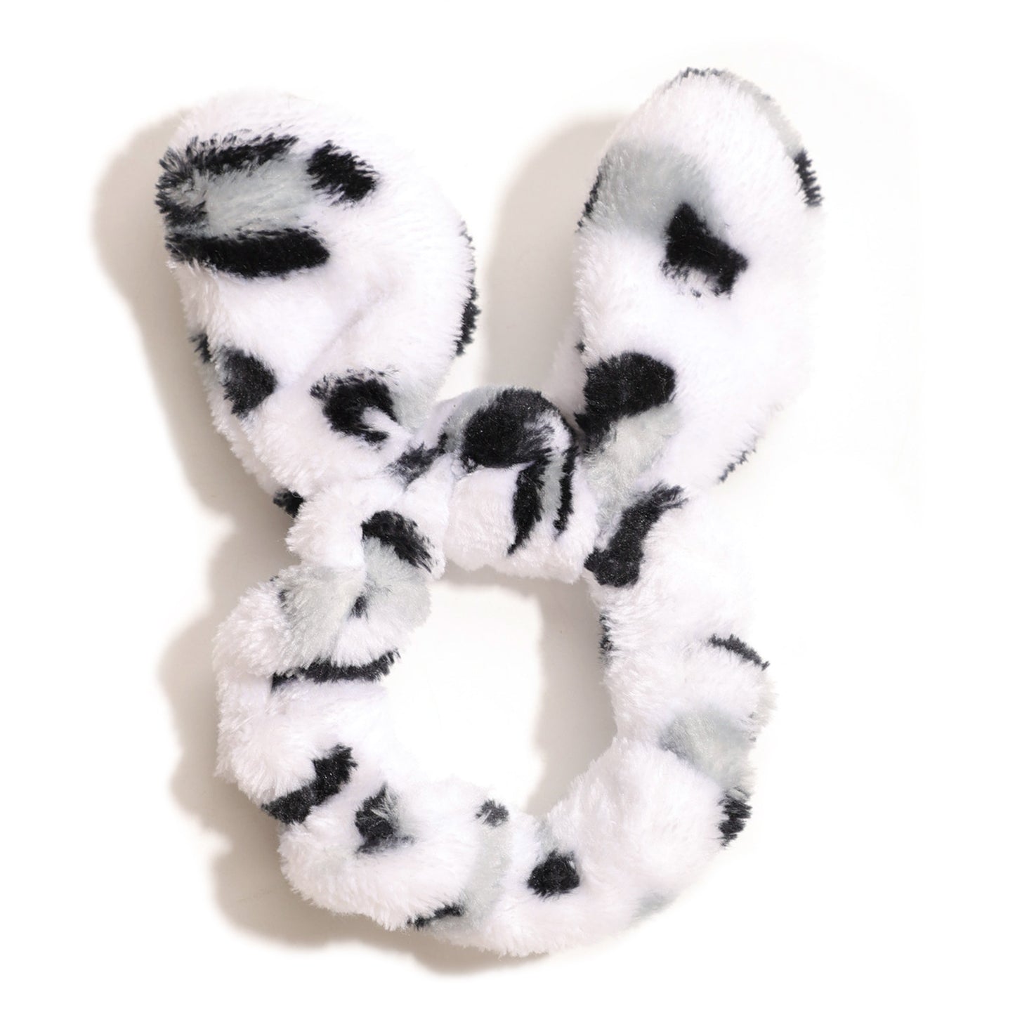 Bunny Ear Leopard Print Scrunchie (Pack of 6)