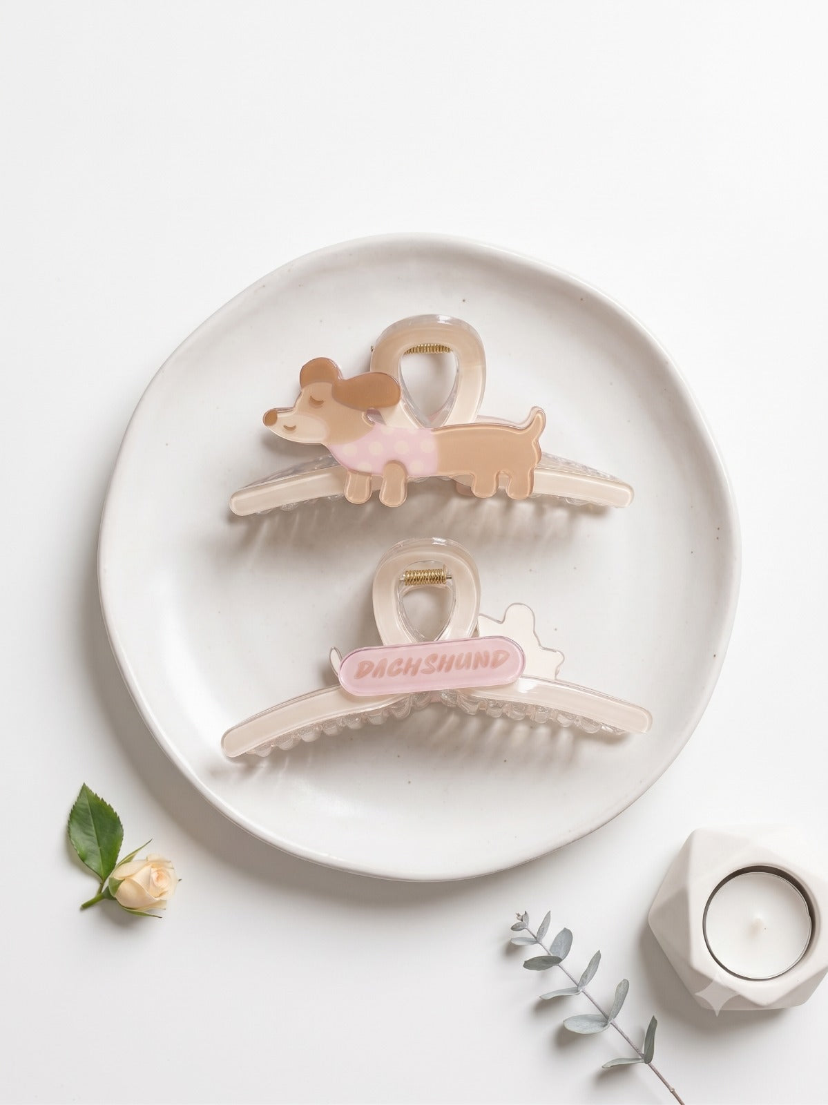 Dachshund Hair Claw Clip – Cute Acrylic Hair Clip (Pack Of 1)